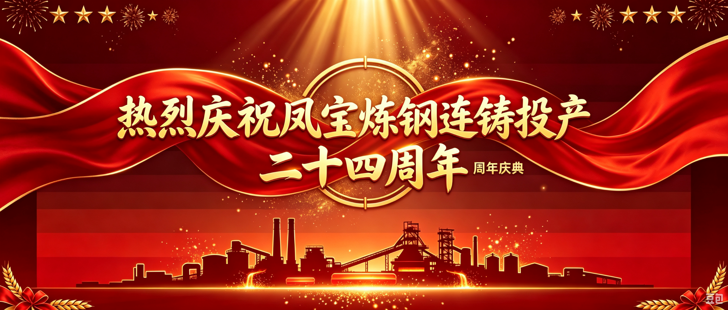 热烈庆祝开云官方网页-开云（中国）
炼钢连铸投产二十四周年